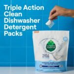 Seventh Generation Triple Action Clean Automatic Dishwasher Detergent Packs with Bio-Enzyme Power, Free & Clear, Fights 48-hour Stuck-on Food, 54 count - Image 6