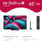 LG 65-Inch Class OLED evo AI 4K C5 Series Smart TV w/Dolby Atmos, Dolby Vision, HDR10, AI Super Upscaling 4K, Filmmaker Mode, Wow Orchestra, Alexa Built-in (OLED65C5PUA, 2025) - Image 2