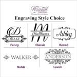 My Personal Memories Custom Personalized Jewelry Box, Tray & Organizer with Glass Top - Customized and Engraved Accessories Gift for Mom, Wife, Her (Medium 7.5" X 6", Midnight Black) - Image 5