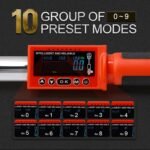 Upgrade 3/8 Inch Drive Digital Torque Wrench 5-100FT-LB/0-135N.M, Torque Range Accurate to ±2%,Electric Torque Wrench car with Buzzer and LED Flash Notification for Bike/Motorcycle/Auto Repair - Image 2