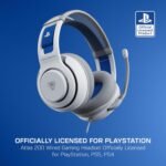 Turtle Beach Atlas 200 Wired Gaming Headset Officially Licensed for PlayStation, PS5, PS4, 50mm Nanoclear Drivers, Flip-to-Mute Mic, Memory Foam Cushions, Floating Headband - White - Image 2