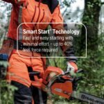 Husqvarna 555 Gas Chainsaw, 60-cc 4.16-HP 2-Cycle X-Torq Engine, 24 Inch Chainsaw with X-Cut Chain, For Felling, Limbing and Bucking Small and Midsize Trees - Image 9