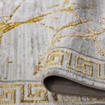GLORY RUGS Area Rugs Marble 5X7 Cream Gold Carpet Modern Abstract Rug Living Room Dining Bedroom Rug - Image 4