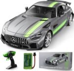 MIEBELY Remote Control Car, Mercedes Benz 1/16 Scale Official Authorized GT R Pro Rc Cars 7.4V 500mAh Rechargeable Battery 2.4Ghz Rc Drift Cars W/LED Toy Car Birthday Gift for Boys Kids Adults Age 6+ - Image 8