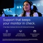 Alienware AW3423DWF Curved QD-OLED Gaming Monitor - 34-inch Quantum Dot OLED 0.1Ms 165Hz 21:9 Curved Display, 99.3% DCI-P3 Color Gamut, VESA DisplayHDR True Black 400, AMD FreeSync Premium Pro - Black - Image 13