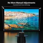 Projector 4K with WiFi and Bluetooth [2000 ANSI/AI Auto Focus/Official Licensed Apps], Outdoor Movie Projector with Smart TV OS 2.0 & Dolby, HAPPRUN Home Theater Projector for Indoor/Outdoor Use - Image 5