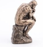 Veronese Design 8" Rodin The Thinker Cast Resin Statue Bronze Finish - Image 4