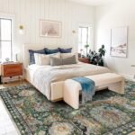 RUGSURE Washable Area Rugs - Perfect for Living Room, Bedroom, Kids Room, Nursery - Stain & Water Resistant Non-Slip, Pet & Child Friendly, Vintage Tribal Area Rugs (Green, 8' x 10') - Image 6