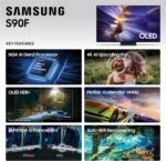 Samsung 65-Inch Class OLED S90F 4K Smart TV (2025 Model) NQ4 AI Gen3 Processor, 4K AI Upscaling Pro, OLED HDR +, Motion Xcelerator 144Hz, Samsung Vision AI, Alexa Built-in - Image 4