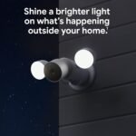 Google Nest Cam with Floodlight - Outdoor Camera - Floodlight Security Camera, White, 1 Count (Pack of 1) - Image 3