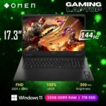 HP OMEN AI Gaming Laptop, 17.3 144Hz FHD Display, AMD Ryzen AI 9 365(>i9-13900H), GeForce RTX 5060, Copilot, RGB Backlit Keyboard,1080p Webcam, WiFi 6E, Windows 11 Home, Black(32GB DDR5 RAM | 1TB SSD) - Image 2