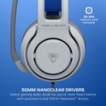 Turtle Beach Atlas 200 Wired Gaming Headset Officially Licensed for PlayStation, PS5, PS4, 50mm Nanoclear Drivers, Flip-to-Mute Mic, Memory Foam Cushions, Floating Headband - White - Image 3