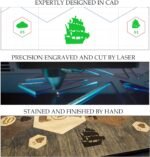 Custom Wood Settler Game Board - 2-4 Players | Main Board Natural Frame | Compatible with Settler's of Catan - Image 6