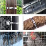 12 inch Stainless Steel Cable Zip Ties 100Pack 304 Metal Cable Ties with 270lbs Tensile Strength Heavy Duty Zip Ties for Farms Pipes Roofs Workshop Outdoor Fence Use - Image 2