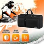 SNIGJAT DJ Controller Case for DDJ-FLX10/ DDJ-GRV6/ REV5/ REV7/ FLX6/ 1000, Padded Large DJ Controller Bag with 17.3" Laptop Compartment, Gig Bag with Multi- Pocket and Adjustable Shoulder Strap - Image 5