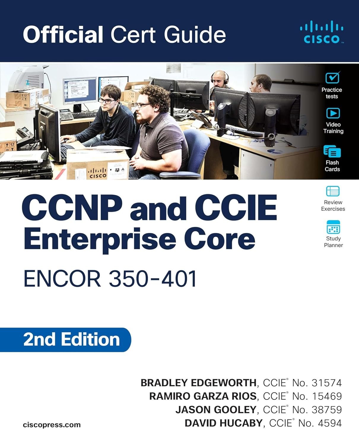 81THH5t3gWL._SL1500_.jpg CCNP and CCIE Enterprise Core ENCOR 350-401 Official Cert Guide - Image 1