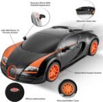 BEZGAR Bugatti Toy Car - Officially Licensed Bugatti Grand Sport Vitesse Remote Control Car,1:24 Scale Sport Racing Toy Car Model Vehicle for Kids, Adults, Girls and Boys (47000 Black) - Image 3