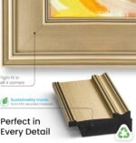 Champagne 55" Premiere Deco TV Frame - Compatible ONLY with Samsung The Frame TVs (Fits 2021-2026, LS03A, LS03B, LS03C, LS03D, LS03FA) - Image 5