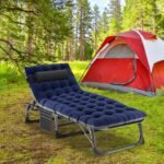 LILYPELLE Lounge Chair with Mattress, Heavy Duty Outside Lounge Chair Outdoor Portable Folding Lounge Chairs Sleeping Cots Bed for Camping, Pool, Beach, Patio - Image 7