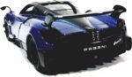 KiNSMART - 2016 Pagani Huayra BC 5" 1:38 Scale Die Cast Metal Model Toy Car w/Pullback Action (Blue) - Image 5