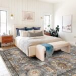 RUGSURE Washable Area Rugs - Perfect for Living Room, Bedroom, Kids Room, Nursery - Stain & Water Resistant Non-Slip, Pet & Child Friendly, Vintage Tribal Area Rugs (Turmeric and Grey, 8' x 10') - Image 6