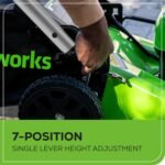 Greenworks 80V 21" Self-Propelled Cordless Lawn Mower – Brushless Motor, LED Lights, 4.0Ah Battery & Rapid Charger (75+ Compatible Tools) - Image 6