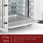 MegaChef 47 Quart Electric French Door Rotisserie Convection Counter Top Oven with Convection and Oven Lamp - Image 5