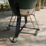 Dracarys Rolling Cart for Big Green Egg Accessories Rolling Nest with Heavy Duty Locking Caster Wheels Powder Coated Steel Rolling Outdoor Cart for Large Big Green Egg Kamado Joe Grill Stand - Image 4