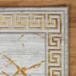 GLORY RUGS Area Rugs Marble 5X7 Cream Gold Carpet Modern Abstract Rug Living Room Dining Bedroom Rug - Image 5
