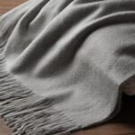 EP Mode 100% Pure Cashmere Throw Blanket for Sofa, Classic Design with Gift Box (Lt. Heather Grey) - Image 4