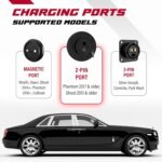 JMR Battery Charger for Rolls-Royce Ghost Phantom Trickle Charger Conditioner Maintainer (2-Pin Port, Add Lithium Mode) - Image 2
