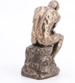Veronese Design 8" Rodin The Thinker Cast Resin Statue Bronze Finish - Image 5