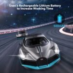 MIEBELY Remote Control Car, Bugatti Divo 1/16 Scale Rc Cars 12Km/h, 2.4Ghz Licensed Model Car 7.4V 500mAh Toy Car Headlight for Adults Boys Girls Age 6-12 Years Birthday Ideas Gift - Image 2