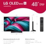 LG 48-Inch Class OLED evo AI Super Upscaling 4K C5 Series Smart TV w/Dolby Atmos & Vision, HDR10, Filmmaker Mode, Wow Orchestra, Alexa Built-in (OLED48C5PUA, 2025) - Image 2