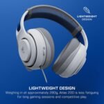 Turtle Beach Atlas 200 Wired Gaming Headset Officially Licensed for PlayStation, PS5, PS4, 50mm Nanoclear Drivers, Flip-to-Mute Mic, Memory Foam Cushions, Floating Headband - White - Image 5