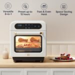 CIARRA 8-in-1 Air Fryer Steam Oven Countertop, 13QT Mini Toaster Oven with Steam, Rapid Steam, Air Fry, Vapor Bake, Steam Clean, Bake, Dried, Ferment, White - Image 7