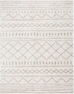 SAFAVIEH Area Rug 9x12 - Arizona Shag Collection - Large - Ivory & Beige, Moroccan Boho Design, Non-Shedding & Easy to Clean, Ideal for Living Room, Bedroom, Dining Space (ASG741A) - Image 3