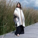 QISU Alpaca Wool Poncho, Handmade in Ecuador, Thick, Warm and Alpaca Wool Poncho, Lightweight and Soft - Image 3