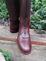 Handmade brown leather Polo Riding Boots Custom Riding Boots - Image 3