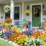 TURNMEON 20 Bundles Artificial Flowers for Outdoors, Artificial Fake Plants UV Resistant Outdoor Faux Plants Cemetery Flowers Plastic Greenery for Gardens Porch Home Summer Spring Decor 580 Heads - Image 7