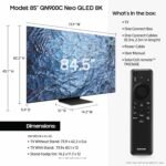 SAMSUNG 85-Inch Class Neo QLED 8K QN900C Series Mini LED Quantum HDR Smart TV with Infinity Screen, Dolby Atmos, Object Tracking Sound Pro, Alexa Built-in (QN85QN900C, 2023 Model),Titan Black - Image 2