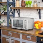 MegaChef 47 Quart Electric French Door Rotisserie Convection Counter Top Oven with Convection and Oven Lamp - Image 9