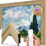 Champagne 55" Premiere Deco TV Frame - Compatible ONLY with Samsung The Frame TVs (Fits 2021-2026, LS03A, LS03B, LS03C, LS03D, LS03FA)