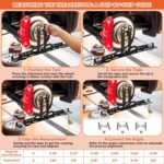 Upgraded Wheel Alignment Tool with 2 Measuring Tapes, Car Alignment Tool Kit, Automotive Toe Alignment Tool for Home Use, Compatible with More Vehicle Models, Black, Toe Plates - Image 5