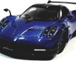 KiNSMART - 2016 Pagani Huayra BC 5" 1:38 Scale Die Cast Metal Model Toy Car w/Pullback Action (Blue)