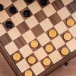 A&A 15 inch Walnut Wooden Chess Set with Storage Drawer, Triple Weighted Pieces, 3.0 inch King Height, Walnut & Maple Inlay, 2 Extra Queen, Classic 2 in 1 Chess and Checkers Board Game - Image 5