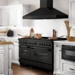 ZLINE 60 in. 7.4 cu. ft. Legacy Dual Fuel Range with 9 Burner Gas Cooktop and 2 Electric Convection Ovens in Black Stainless Steel (RAB-60) - Image 7