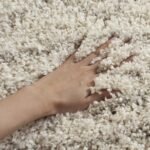 SAFAVIEH Arizona Shag Collection Area Rug - 8' Square, Ivory & Beige, Moroccan Boho Design, Non-Shedding & Easy to Clean, Ideal for Living Room, Bedroom, Dining Space (ASG741A) - Image 8