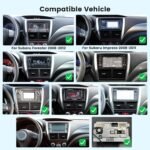 [4Core 64G] Android 15 Car Stereo for Subaru Forester Impreza WRX 2008-2012, Hikity 9 Inch Touchscreen Radio Wireless Carplay Android Auto Mirror Link GPS WiFi Bluetooth FM/RDS/EQ MIC Backup Camera - Image 2