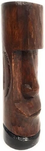Moai Easter Island Tiki Totem 8" - Hand Carved | #dpt537120